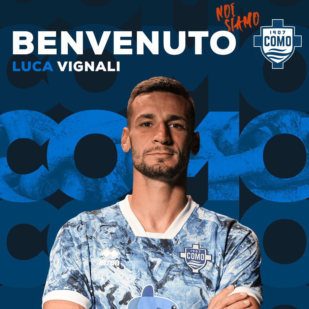 Luca Vignali al Como fino al 2025