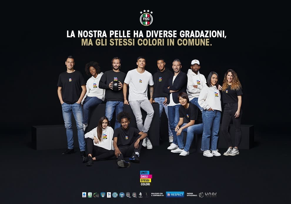 #UnitiDagliStessiColori, campagna contro il razzismo