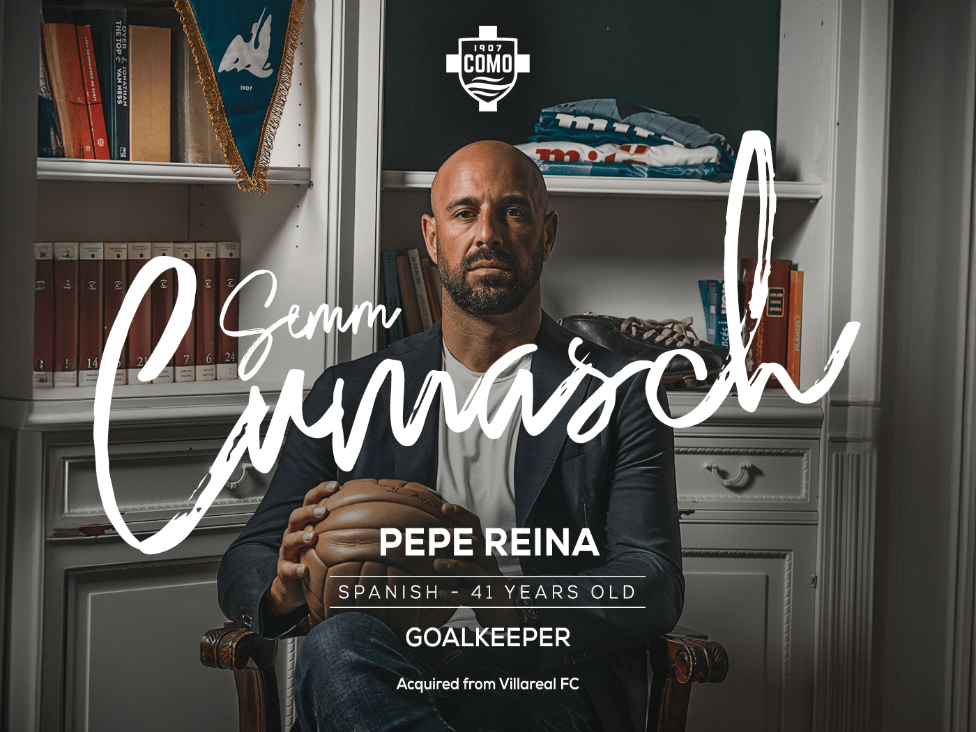 Como 1907 signs goalkeeper Pepe Reina