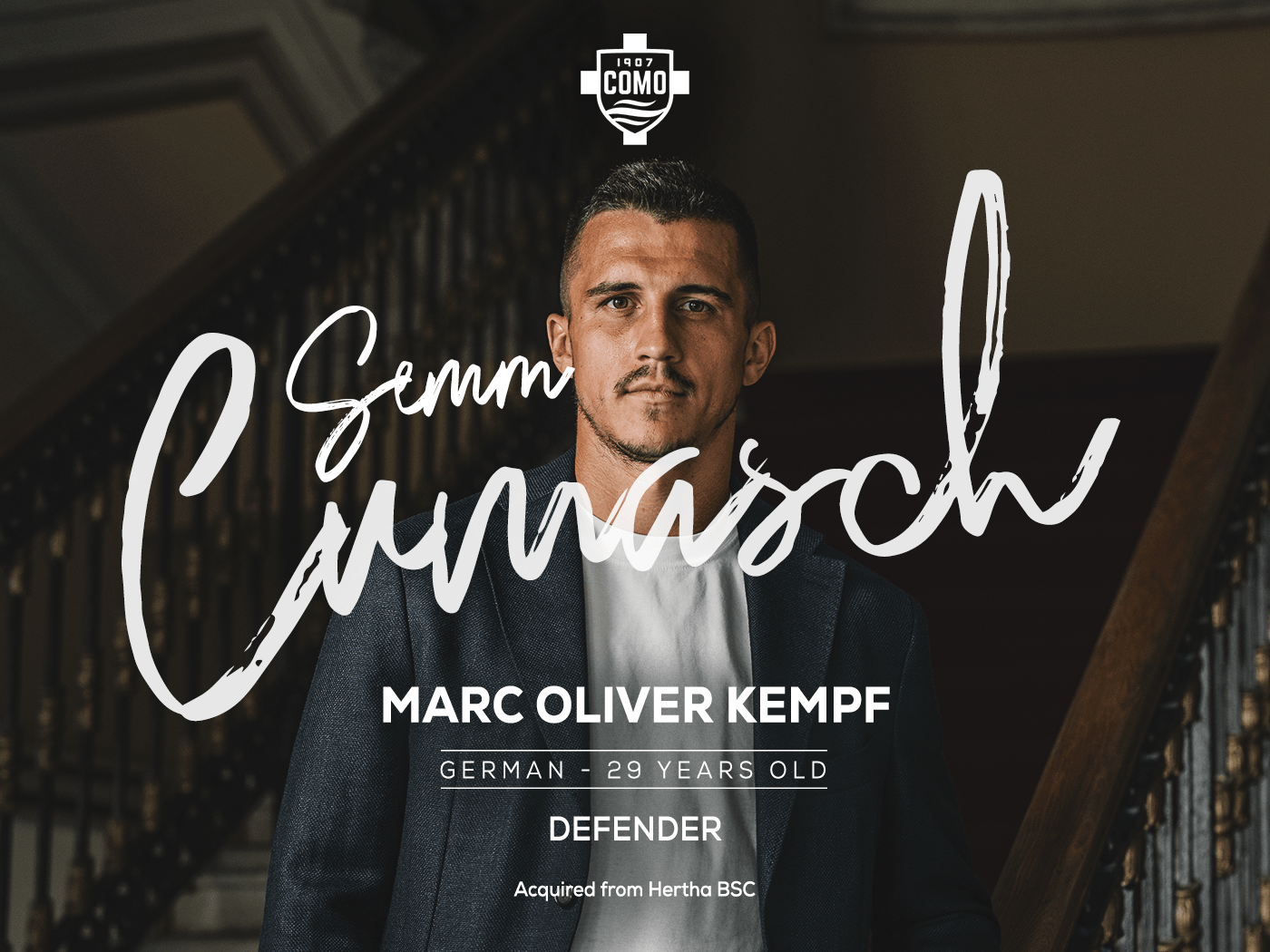 Como 1907 signs German defender Marc Oliver Kempf